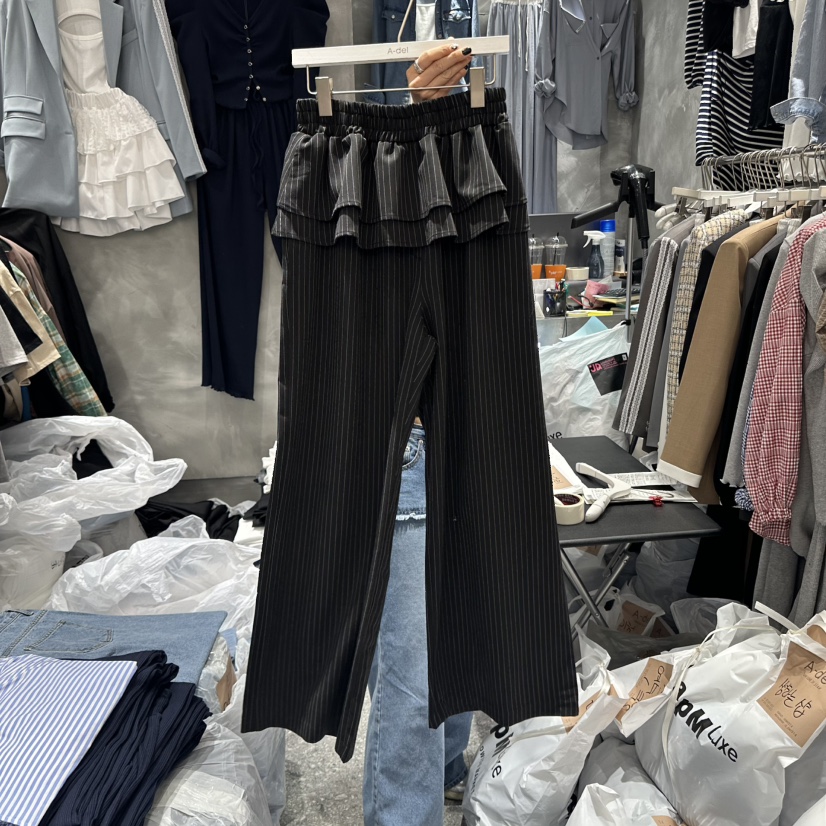 A-DEL東大門直郵女士新品人氣職業25春夏推薦熱賣休閑休閑褲MINIQUEENS休閑褲圖色2