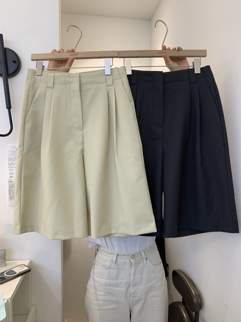 OUVIR直郵韓國代購㊣女裝新品熱賣25春夏職業時尚休閑人氣短褲O.V.R/OUVIR短褲