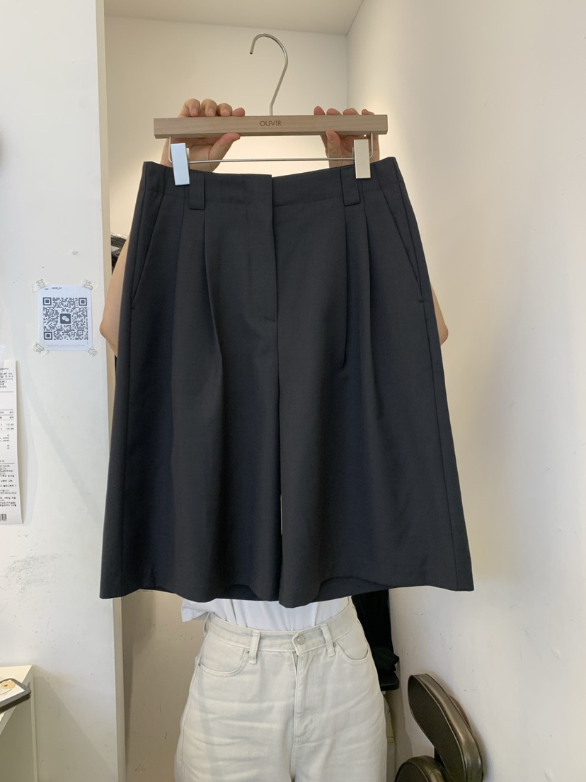 OUVIR直郵韓國代購㊣女裝新品熱賣25春夏職業時尚休閑人氣短褲O.V.R/OUVIR短褲圖色2