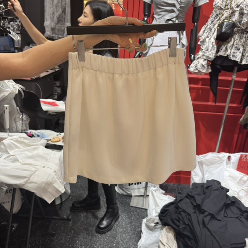 RARE CLOSET韓國㊣直郵東大門代購女裝新款時尚短裙口袋皮革RARE CLOSET短裙