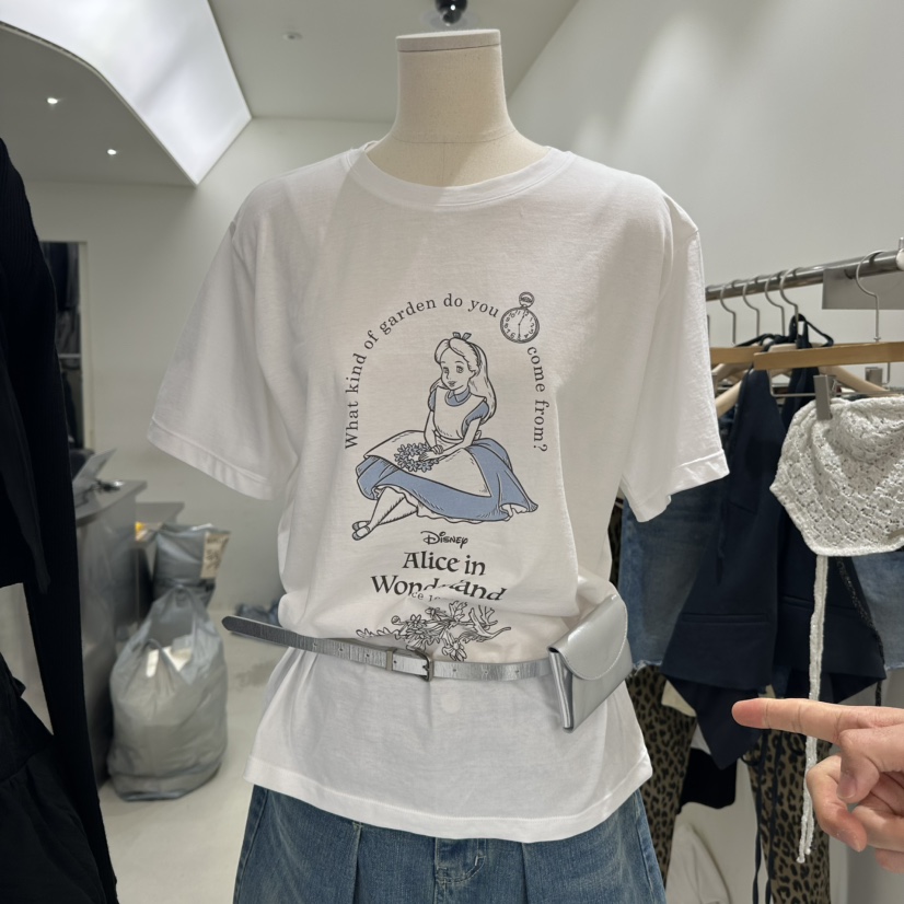 REPELLER韓國直郵㊣東大門實拍女裝新品休閑25春夏熱賣時尚T恤REPELLERT恤