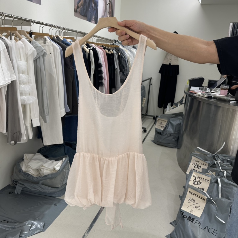 REPELLER韓國直郵㊣東大門實拍女裝新品推薦休閑25春夏連衣裙REPELLER連衣裙圖色1