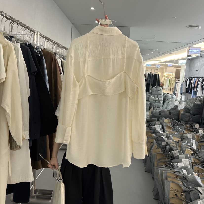 DOUBLE STANDARD/LE SMOKING/MAISONSTAFF直郵韓國代購㊣女裝新品時尚襯衫蕾絲衫MAISONSTAFF/DOUBLE STANDARD襯衫/蕾絲衫