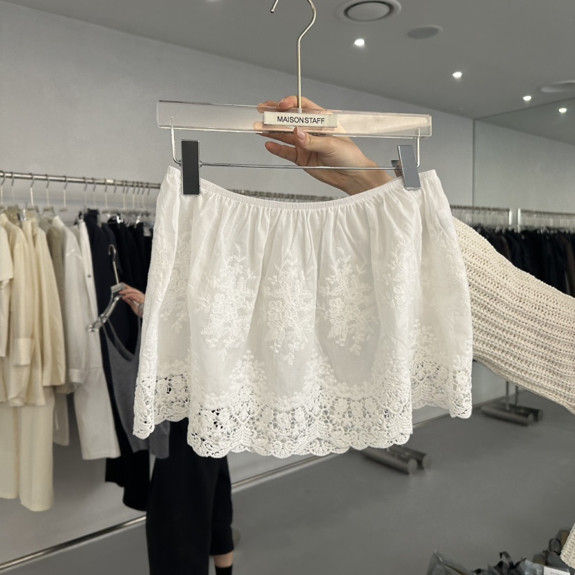 DOUBLE STANDARD/LE SMOKING/MAISONSTAFF韓國㊣直郵東大門代購女裝新款時尚短裙MAISONSTAFF短裙圖色1