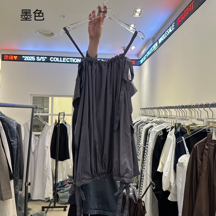 OUTFIT韓國直郵㊣女裝新品推薦25春夏時尚職業休閑吊帶背心OUTFIT吊帶/背心圖色1