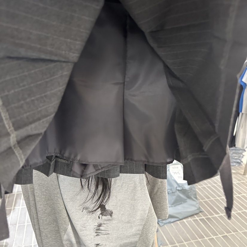 VIVE韓國直郵㊣東大門實拍女裝新品熱賣休閑裙褲含腰繩百褶VIVE裙褲