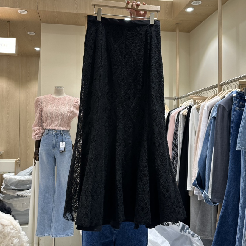 VINTAGE VIBE直郵韓國代購㊣女裝新品人氣推薦熱賣休閑長裙VINTAGE VIBE長裙圖色2