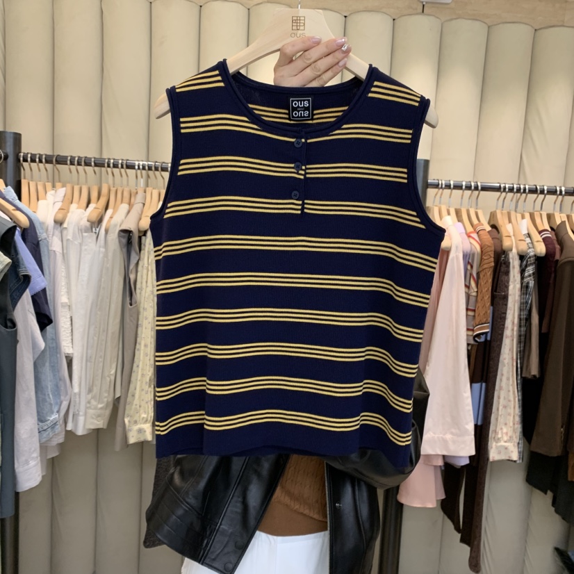 OUS/INCH-L韓國㊣直郵東大門代購女裝新品職業人氣吊帶背心OUS/INCH吊帶/背心圖色2