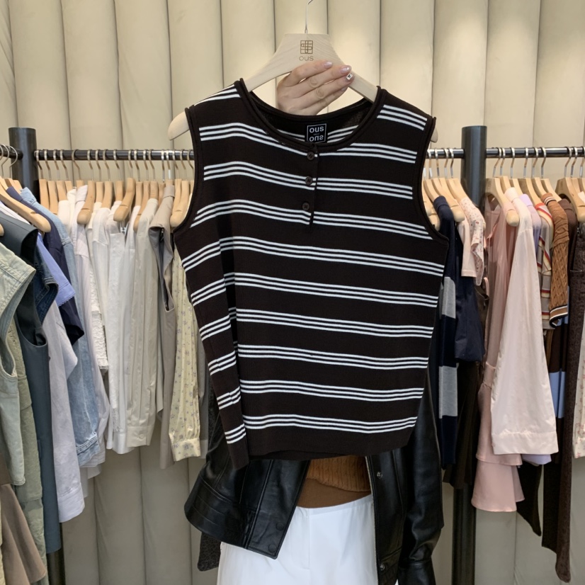 OUS/INCH-L韓國㊣直郵東大門代購女裝新品職業人氣吊帶背心OUS/INCH吊帶/背心圖色3