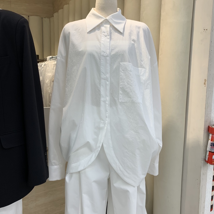 OUS/INCH-L東大門代購女裝新款真品職業推薦休閑襯衫蕾絲衫OUS/INCH襯衫/蕾絲衫圖色1