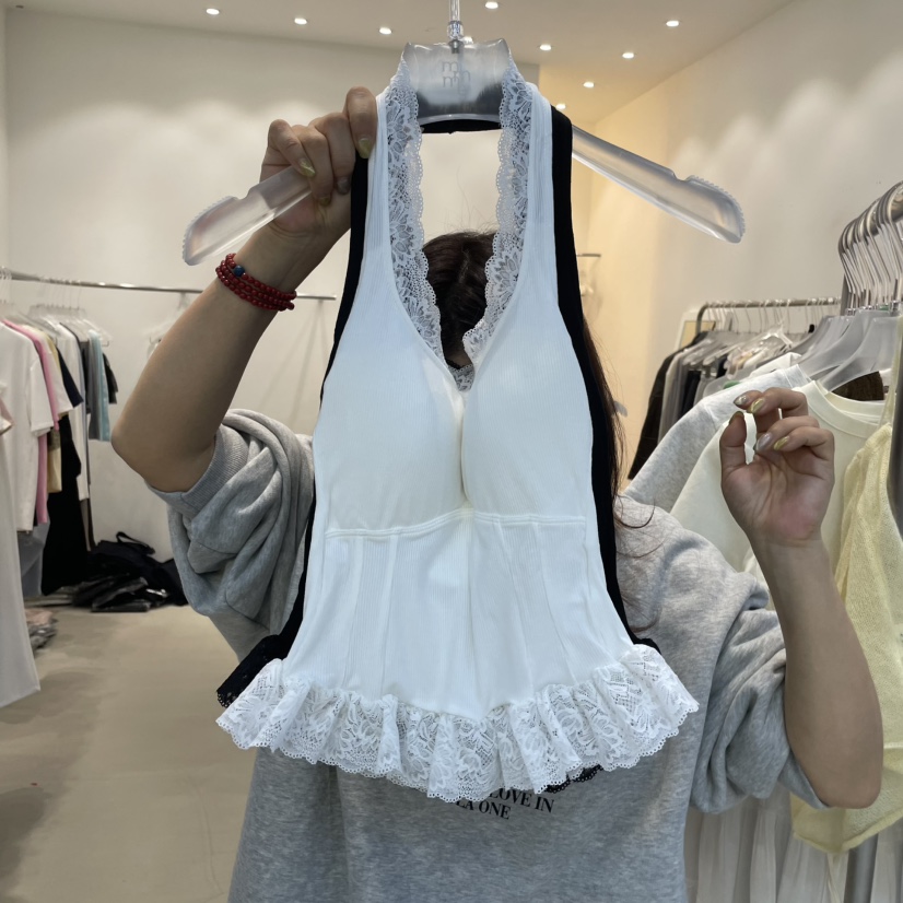 FRUIT BASKET韓國㊣直郵東大門代購女裝新品時尚人氣吊帶背心FRUIT BASKET吊帶/背心圖色4