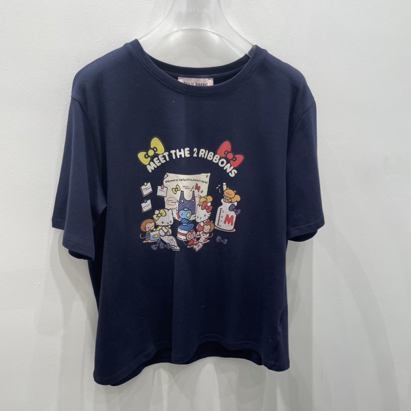 FRUIT BASKET韓國㊣直郵東大門代購女裝新品休閑推薦人氣T恤FRUIT BASKETT恤圖色4