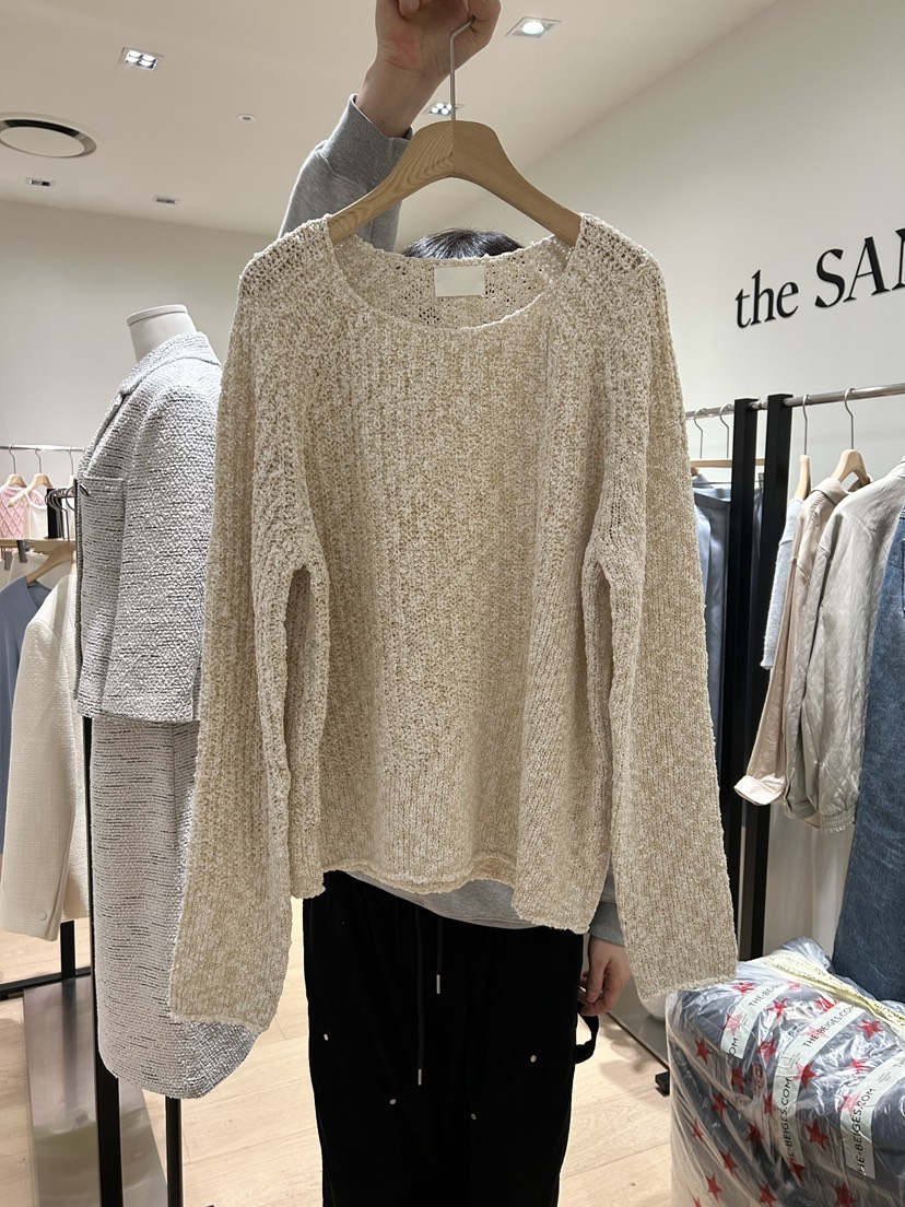 THE SAND/SAND BEIGE韓國㊣直郵東大門代購女裝新款熱賣針織衫THE SAND/SAND BEIGE針織衫圖色1