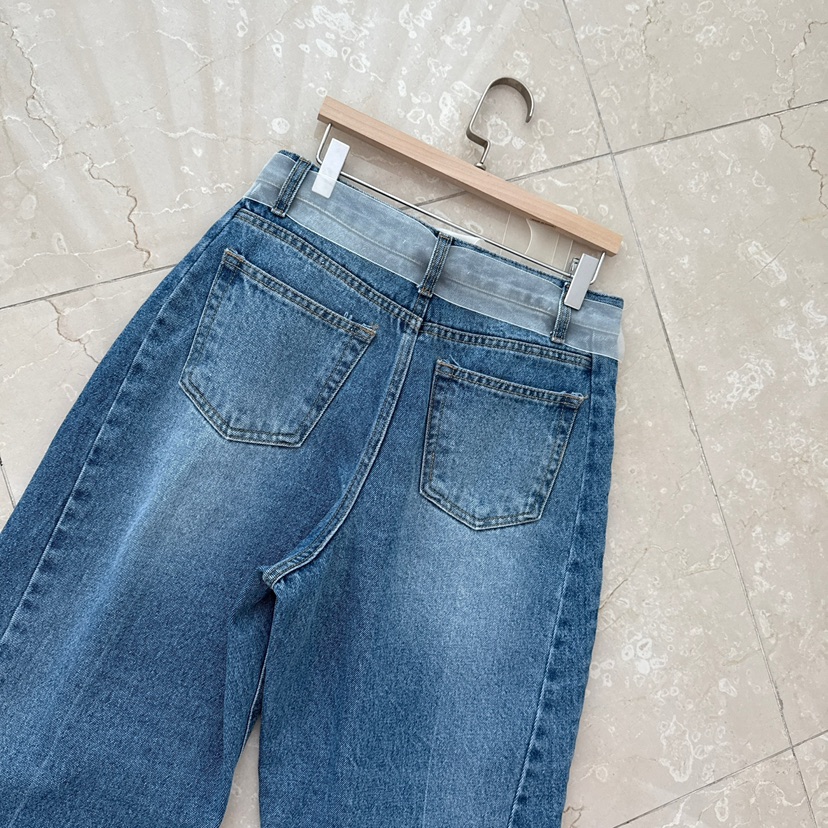 VICTORIA QUEEN韓國直郵㊣東大門實拍女裝新品職業時尚牛仔褲VICTORIA QUEEN牛仔褲