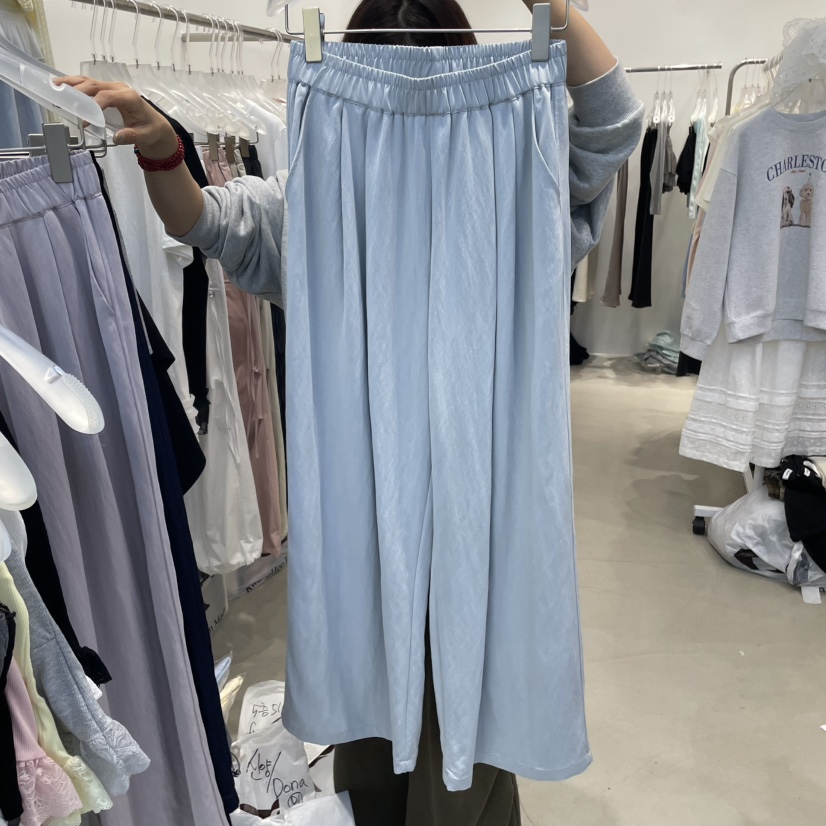 FRUIT BASKET韓國㊣直郵東大門代購女裝新款人氣休閑褲棉質FRUIT BASKET休閑褲圖色2