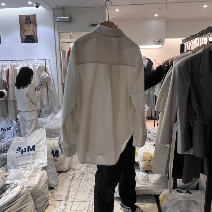 LA MAGIE FEMME直郵韓國代購㊣女裝新品職業熱賣襯衫蕾絲衫Lamagie Femme襯衫/蕾絲衫