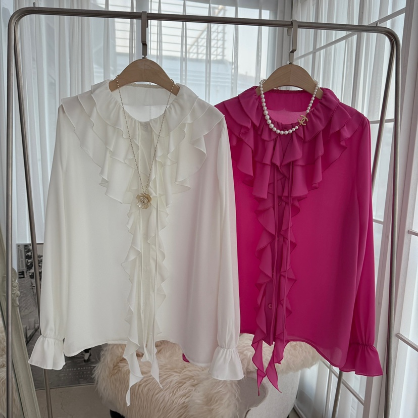 VICTORIA QUEEN直郵韓國代購㊣女裝新品時尚襯衫蕾絲衫不含飾品VICTORIA QUEEN襯衫/蕾絲衫