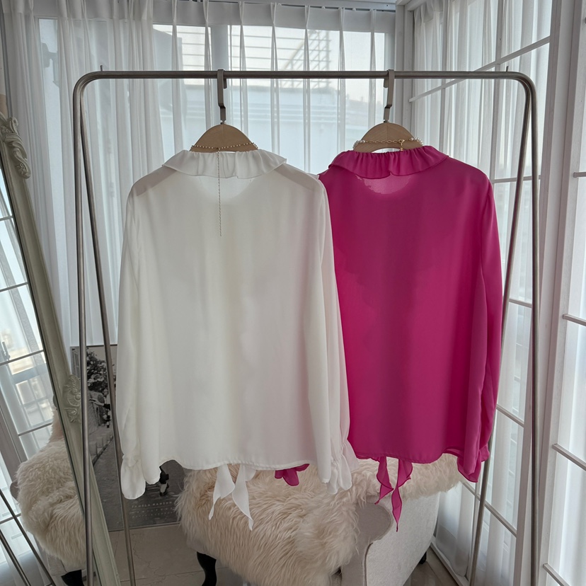 VICTORIA QUEEN直郵韓國代購㊣女裝新品時尚襯衫蕾絲衫不含飾品VICTORIA QUEEN襯衫/蕾絲衫