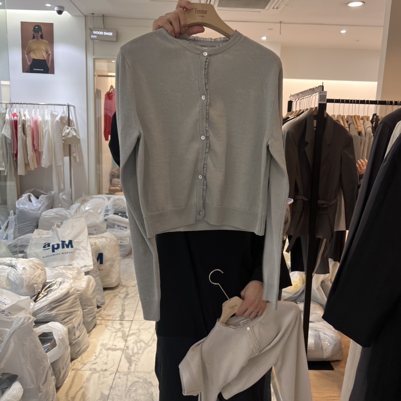 LA MAGIE FEMME韓國直郵㊣女裝新款休閑熱賣時尚25春夏針織衫Lamagie Femme針織衫圖色2