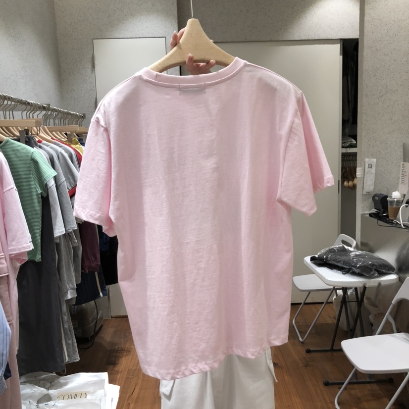 COMELY直郵韓國代購㊣女裝新款熱賣時尚25春夏職業推薦休閑T恤COMELYT恤