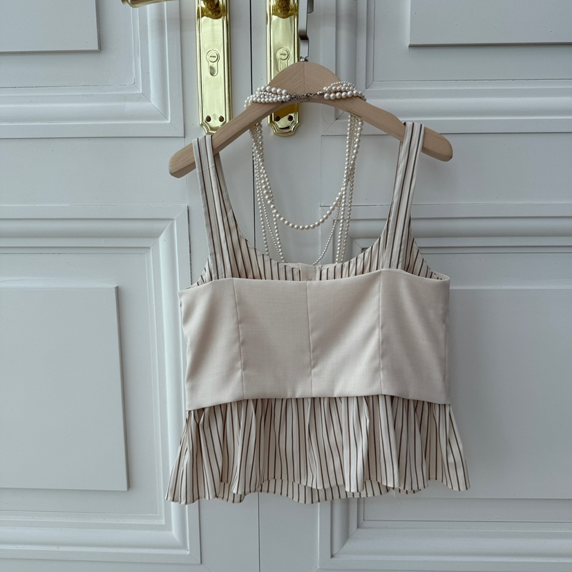 VICTORIA QUEEN韓國㊣直郵東大門代購女裝新品25春夏吊帶背心VICTORIA QUEEN吊帶/背心