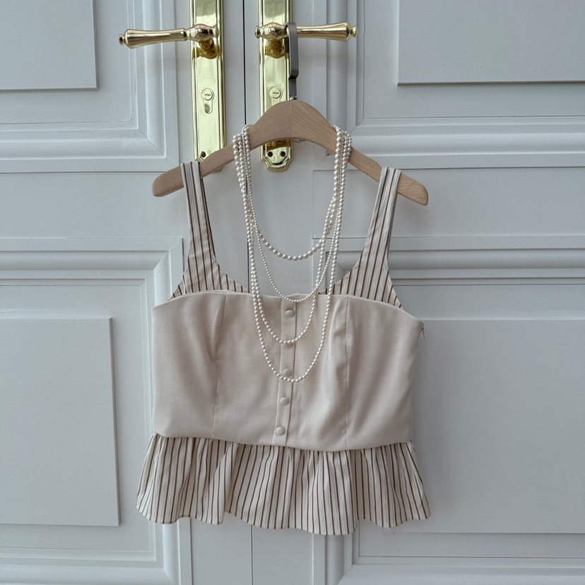 VICTORIA QUEEN韓國㊣直郵東大門代購女裝新品25春夏吊帶背心VICTORIA QUEEN吊帶/背心
