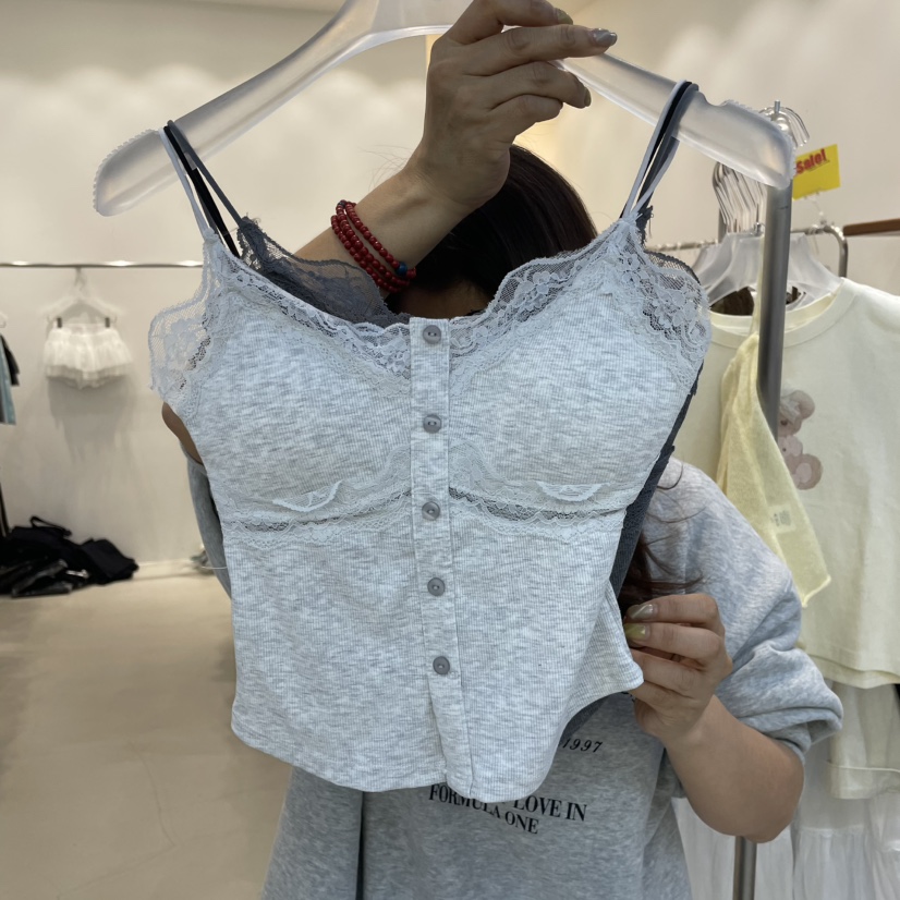 FRUIT BASKET韓國直郵㊣女裝新品熱賣人氣職業25春夏吊帶背心FRUIT BASKET吊帶/背心圖色4