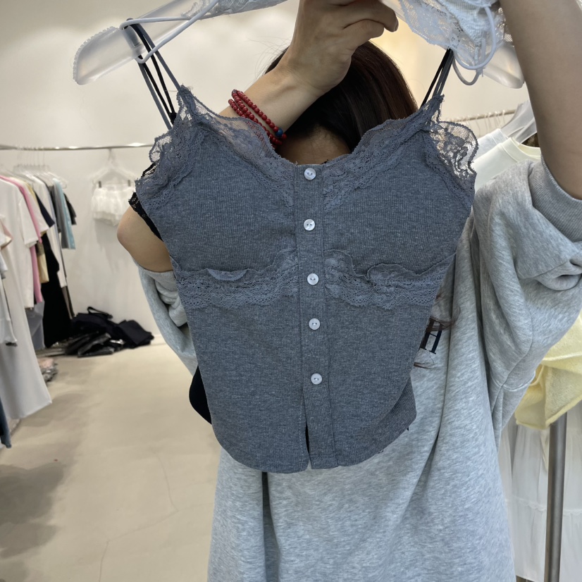 FRUIT BASKET韓國直郵㊣女裝新品熱賣人氣職業25春夏吊帶背心FRUIT BASKET吊帶/背心圖色5