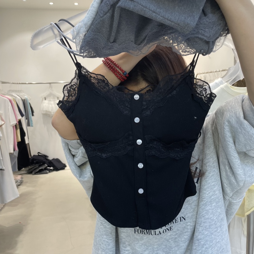 FRUIT BASKET韓國直郵㊣女裝新品熱賣人氣職業25春夏吊帶背心FRUIT BASKET吊帶/背心圖色6
