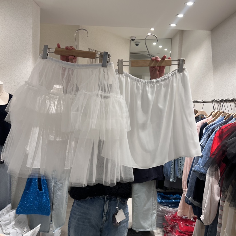 SSEMIENNE韓國直郵㊣女裝新款人氣推薦休閑熱賣25春夏短裙可拆卸SSEMIENNE短裙
