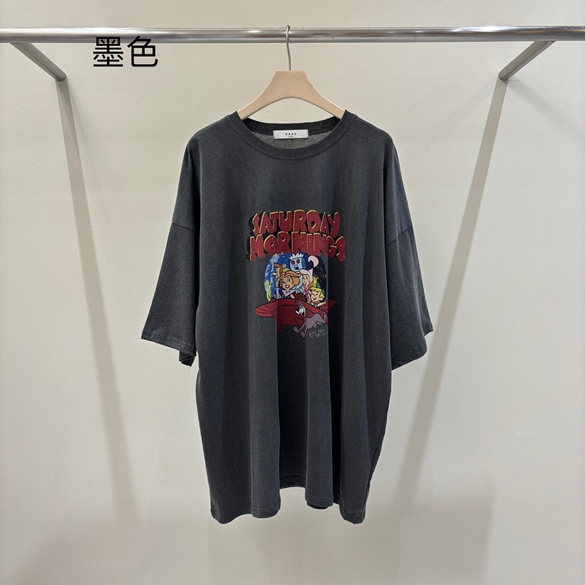 MABE韓國直郵㊣女裝新款時尚人氣熱賣25春夏休閑職業推薦T恤MABET恤圖色2