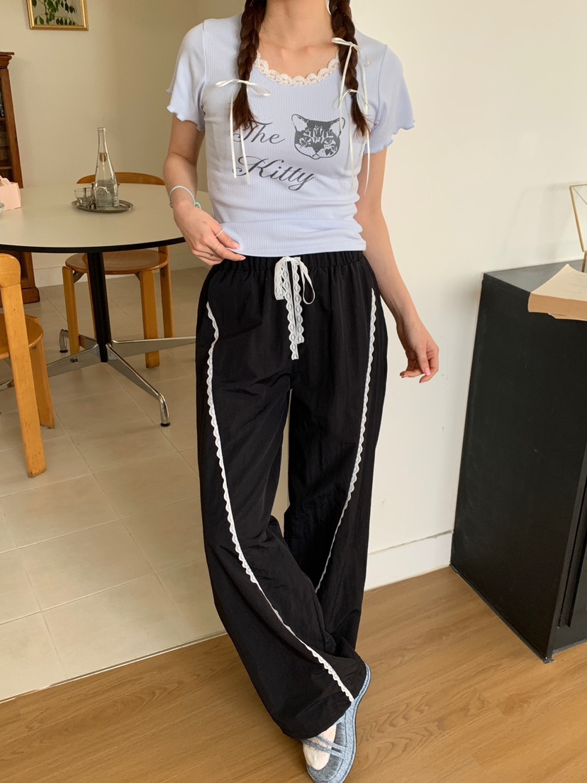 MORE THAN-P韓國直郵㊣東大門實拍女裝新款時尚熱賣休閑褲MORE THAN休閑褲