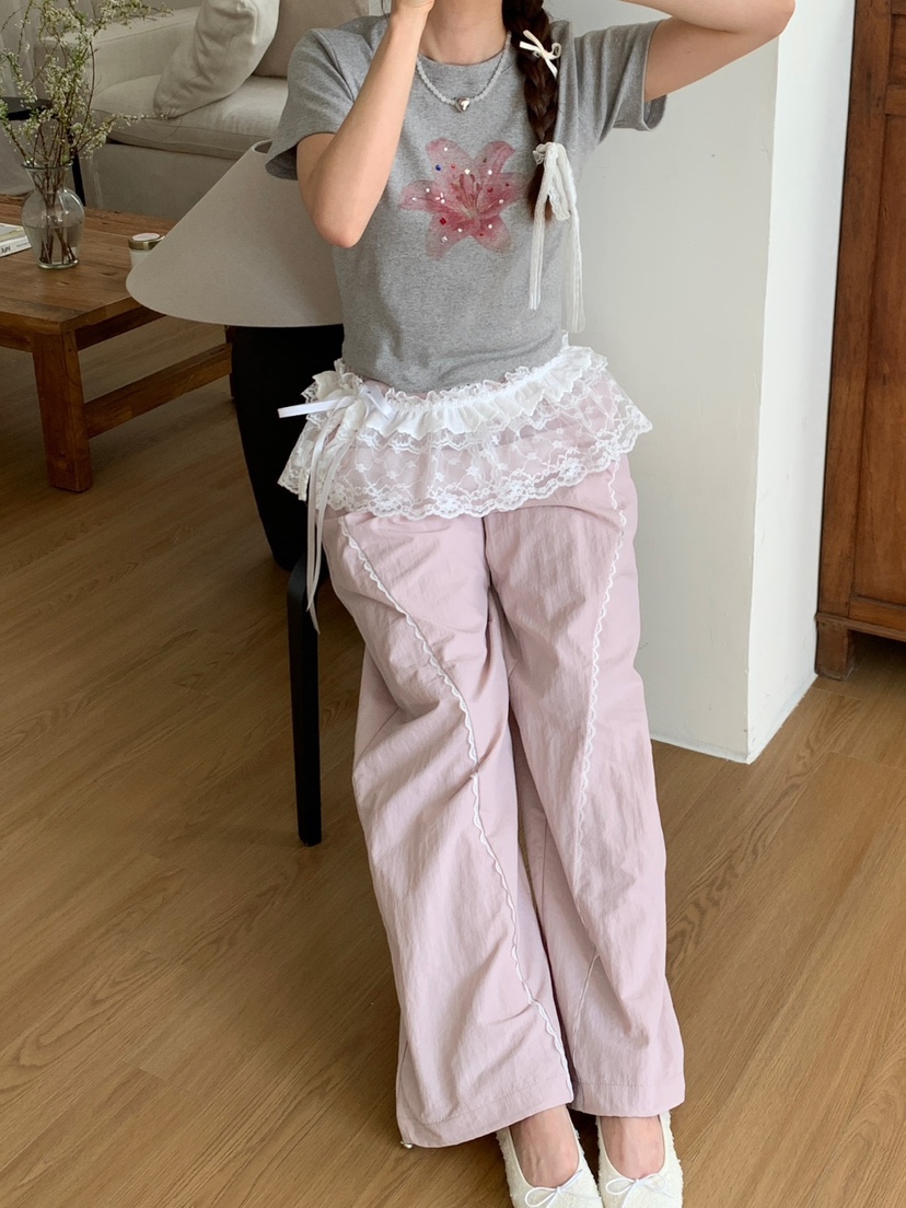 MORE THAN-P韓國直郵㊣東大門實拍女裝新款時尚熱賣休閑褲MORE THAN休閑褲