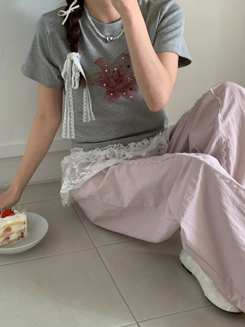 MORE THAN-P韓國直郵㊣東大門實拍女裝新款時尚熱賣休閑褲MORE THAN休閑褲