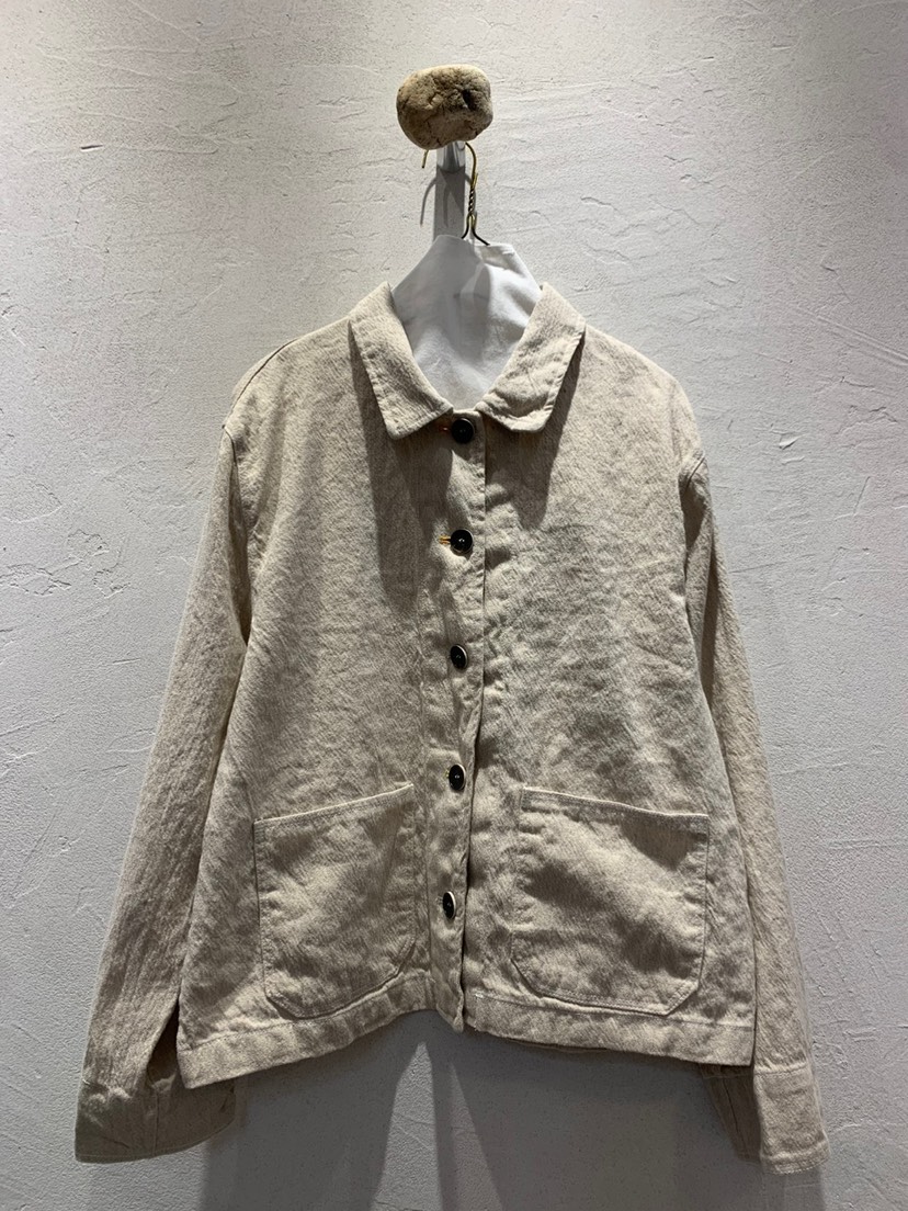 AT NOTE直郵韓國代購㊣女裝新品時尚人氣職業熱賣夾克亞麻AT NOTE夾克
