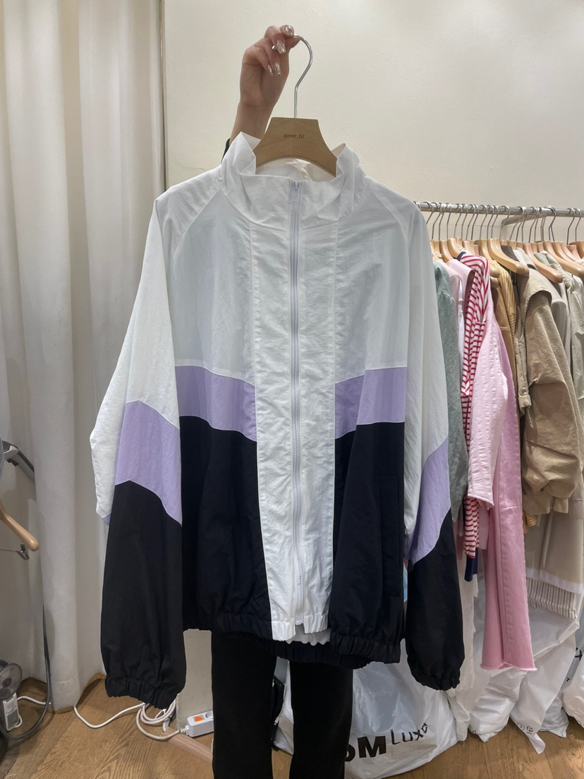 AUVERFIT韓國直郵㊣東大門實拍女裝新品休閑25春夏時尚夾克AUVERFIT夾克圖色1