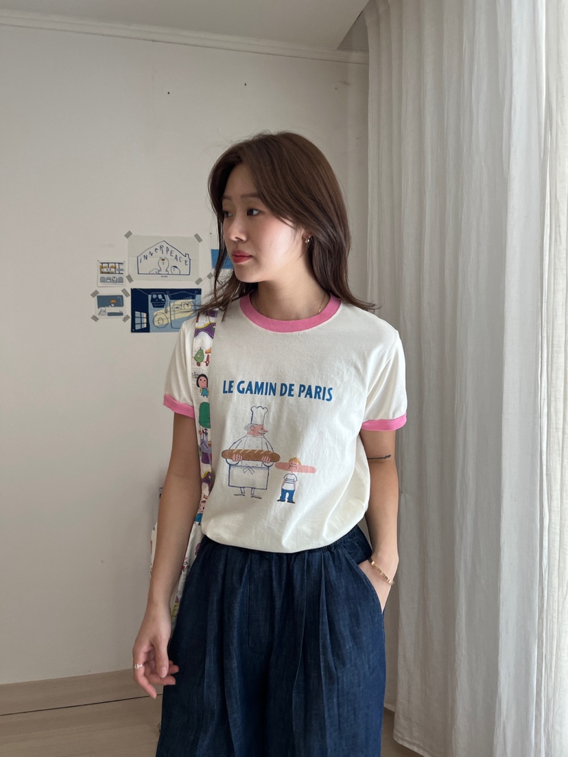 AT NOTE韓國㊣直郵東大門代購女裝新品推薦休閑職業人氣T恤AT NOTET恤