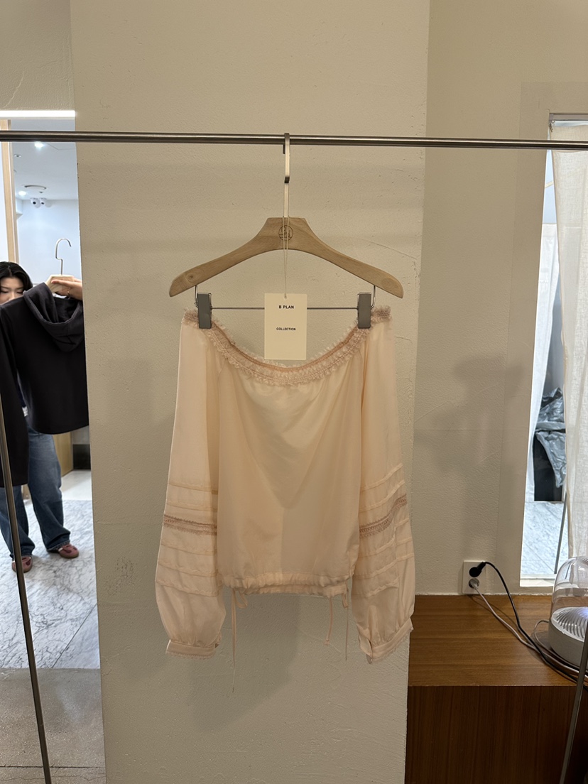 BPLAN韓國直郵㊣女裝新品推薦時尚25春夏熱賣職業襯衫蕾絲衫BPLAN襯衫/蕾絲衫