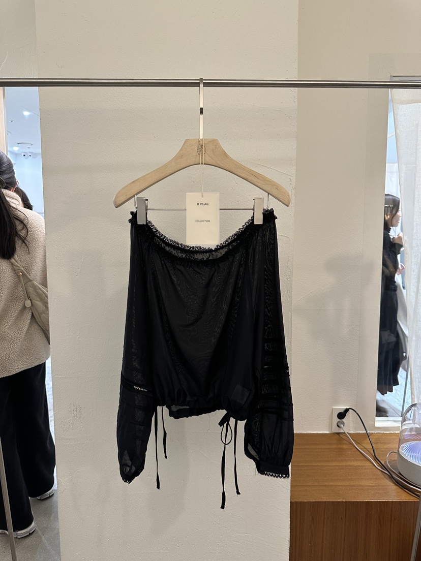 BPLAN韓國直郵㊣女裝新品推薦時尚25春夏熱賣職業襯衫蕾絲衫BPLAN襯衫/蕾絲衫圖色2