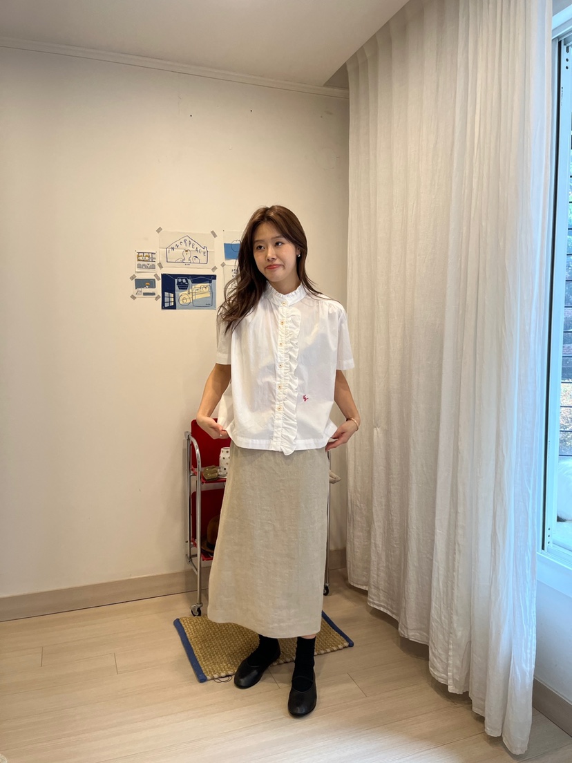 AT NOTE韓國直郵㊣東大門實拍女裝新款人氣25春夏襯衫蕾絲衫AT NOTE襯衫/蕾絲衫