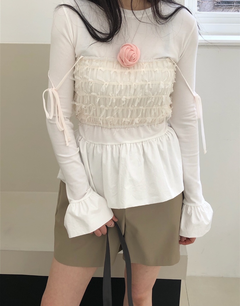 MELTED-P東大門實拍女裝新款時尚熱賣人氣吊帶背心可愛的緊身MELTED-P吊帶/背心