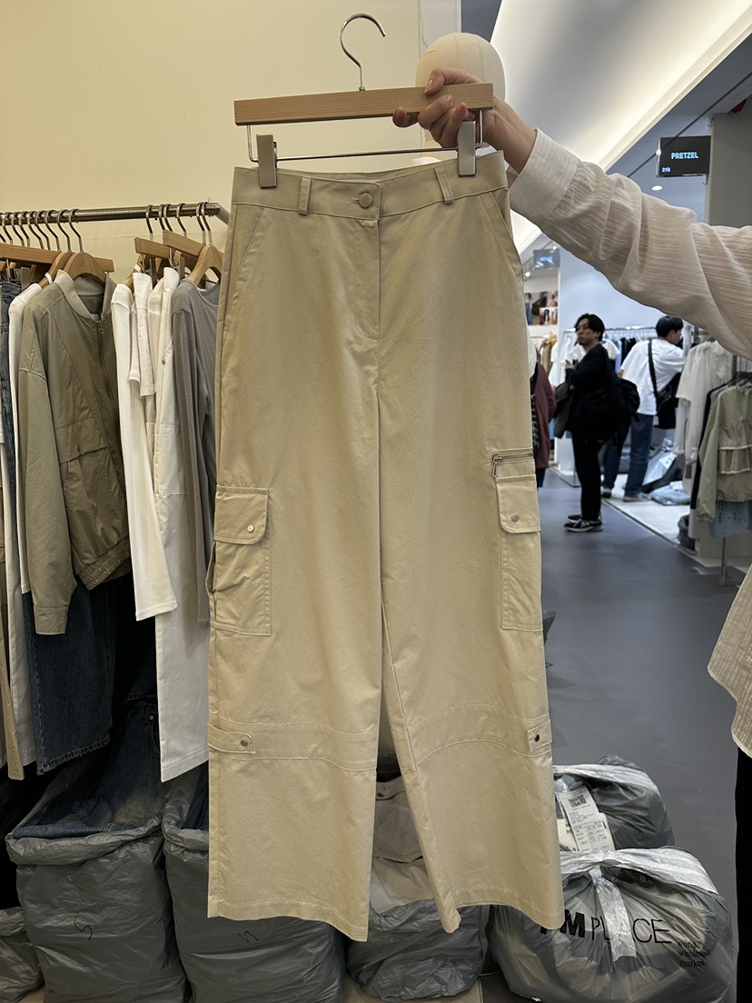 MONDAYMORING韓國代購女裝新品推薦休閑人氣時尚熱賣休閑褲MONDAYMORING休閑褲圖色1