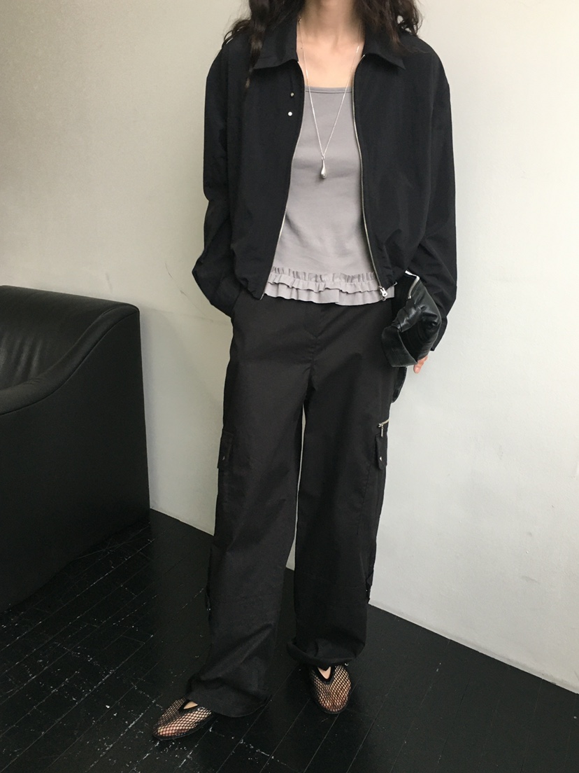 MONDAYMORING韓國直郵女裝新款真品職業25春夏推薦夾克拉鏈MONDAYMORING夾克