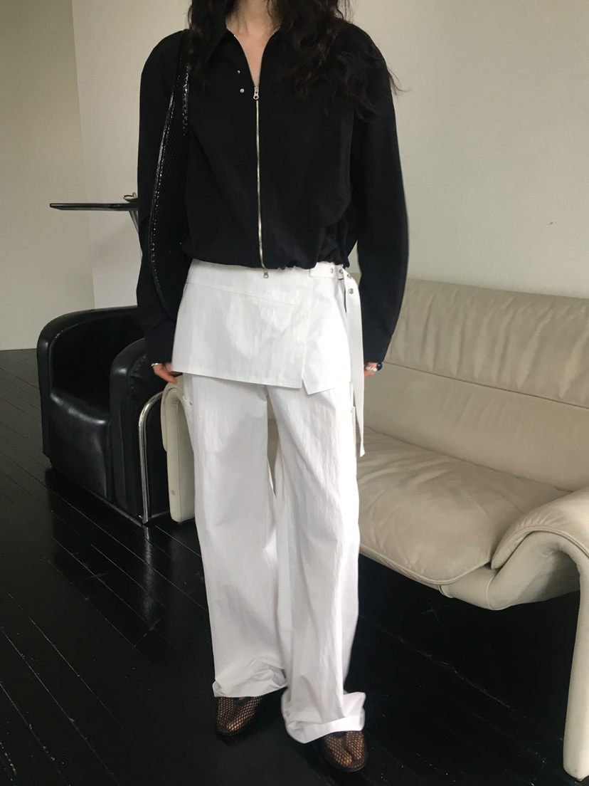 MONDAYMORING韓國直郵女裝新款真品職業25春夏推薦夾克拉鏈MONDAYMORING夾克