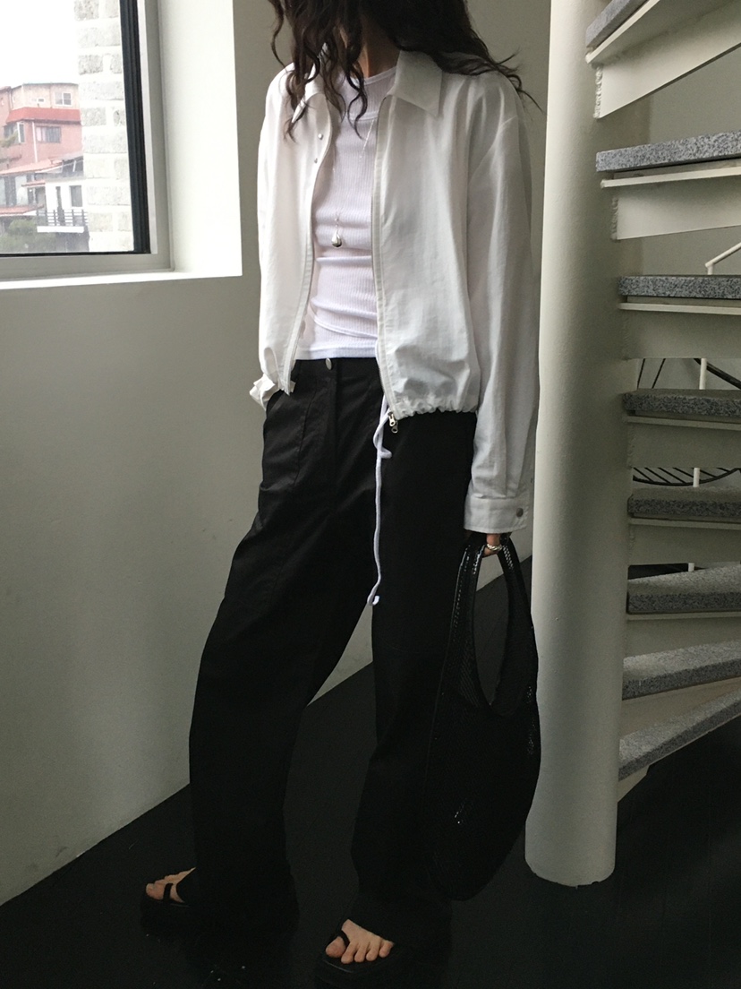 MONDAYMORING韓國直郵女裝新款真品職業25春夏推薦夾克拉鏈MONDAYMORING夾克