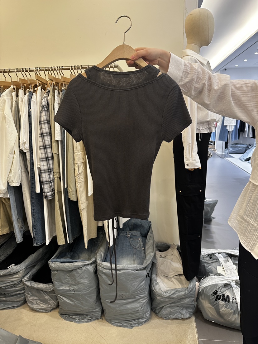 MONDAYMORING東大門代購女士新款休閑職業熱賣推薦25春夏T恤MONDAYMORINGT恤