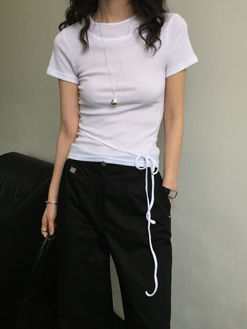 MONDAYMORING東大門代購女士新款休閑職業熱賣推薦25春夏T恤MONDAYMORINGT恤