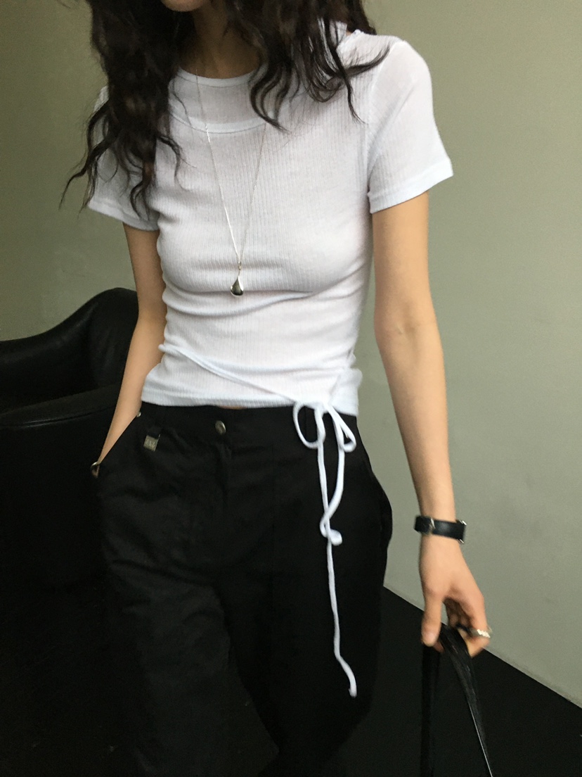 MONDAYMORING東大門代購女士新款休閑職業熱賣推薦25春夏T恤MONDAYMORINGT恤