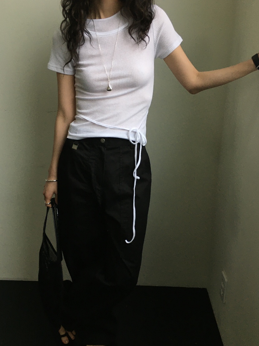 MONDAYMORING東大門代購女士新款休閑職業熱賣推薦25春夏T恤MONDAYMORINGT恤