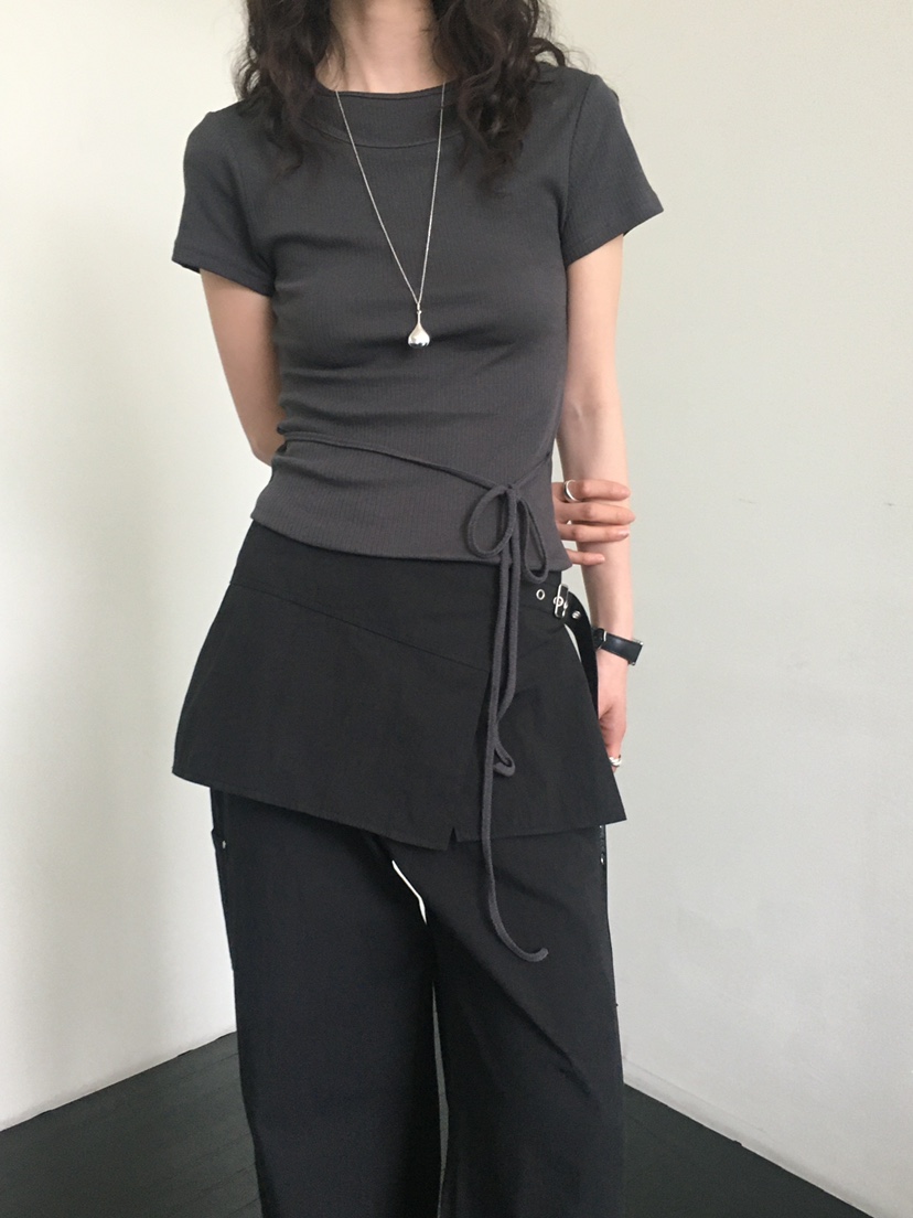 MONDAYMORING東大門代購女士新款休閑職業熱賣推薦25春夏T恤MONDAYMORINGT恤